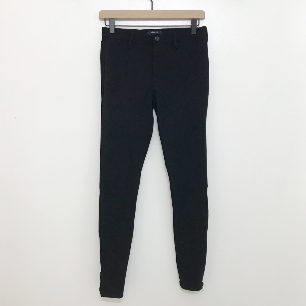 Madewell Black Zip Ankle Leggings Size 2